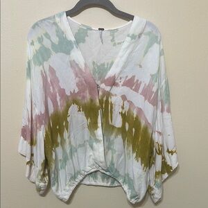 YFB Women's Multicolor‎ Tie-Dye Blouse